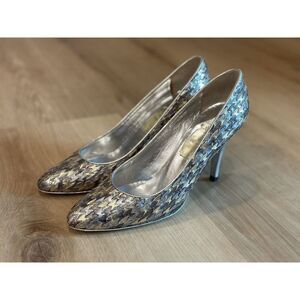 rene caovilla 39‎ Women's Pumps Gold Silver